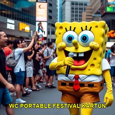 Spongebob Siap Hadapi Keramaian Festival Kartun Jakarta!